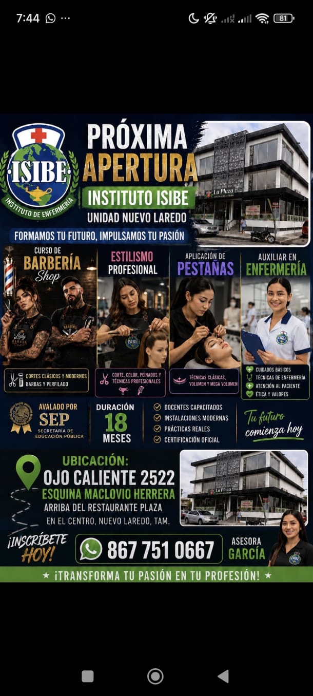 Flyer Instituto ISIBE